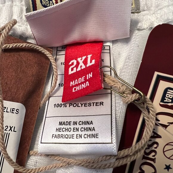 Mitchell & Ness Vancouver Grizzlies 1998-1999 Swingman Shorts NWT 2XL - Picture 5 of 8